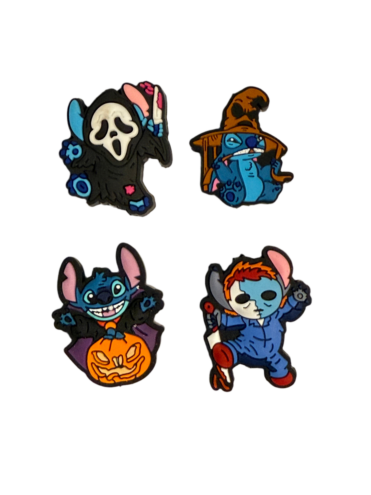 F/HAL25 (1)PC 1.1" Choose Your Costume Blue Alien Focal Bead for DIY Keychains, Wristlets, Cup Charms, Car Charms ETC