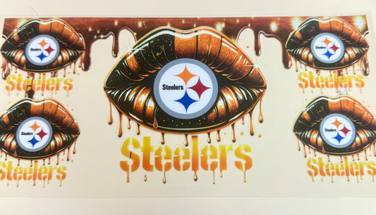 C336- (1PC) STEELERS 16OZ UV DTF Transfer Wrap/Sticker for Cup/Tumbler
