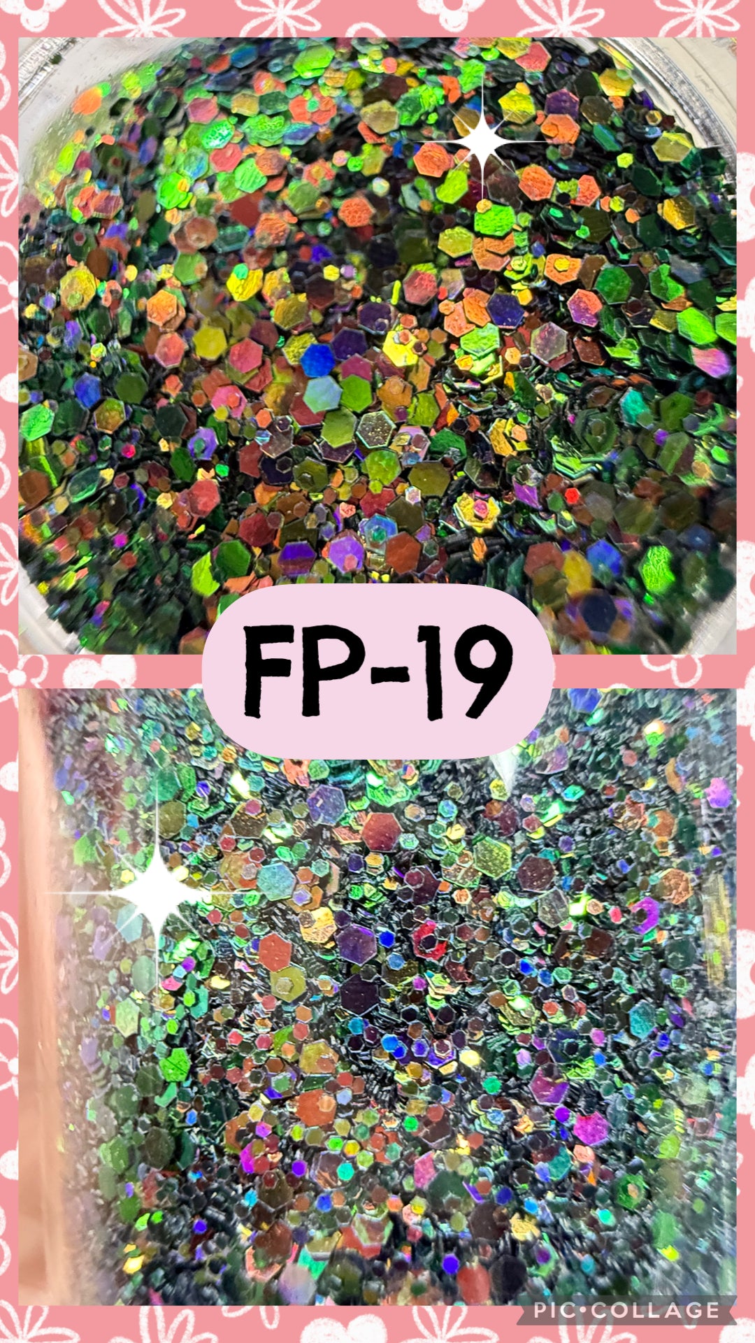 FP1-FP38 GLITTER COLORS