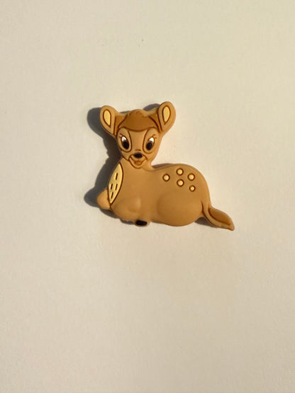 F/A30- (1)PC 1.2" Choose your color- Spotted Deer Focal Bead for DIY Keychains, Wristlets, Cup Charms, Car Charms ETC