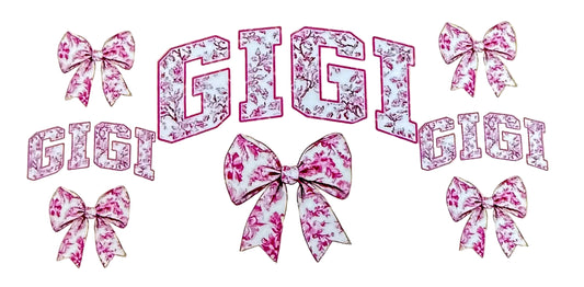 C270- (1PC) GIGI 16OZ UV DTF Transfer Wrap/Sticker for Cup/Tumbler