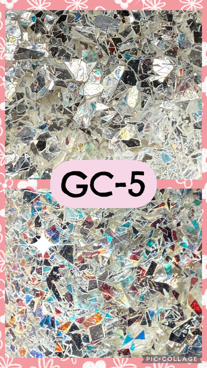 GC3-GC34 GLITTER COLORS