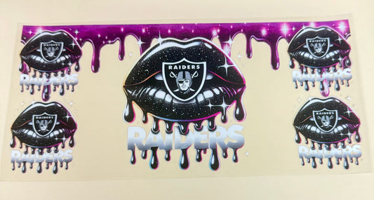 C338- (1PC) RAIDERS 16OZ UV DTF Transfer Wrap/Sticker for Cup/Tumbler