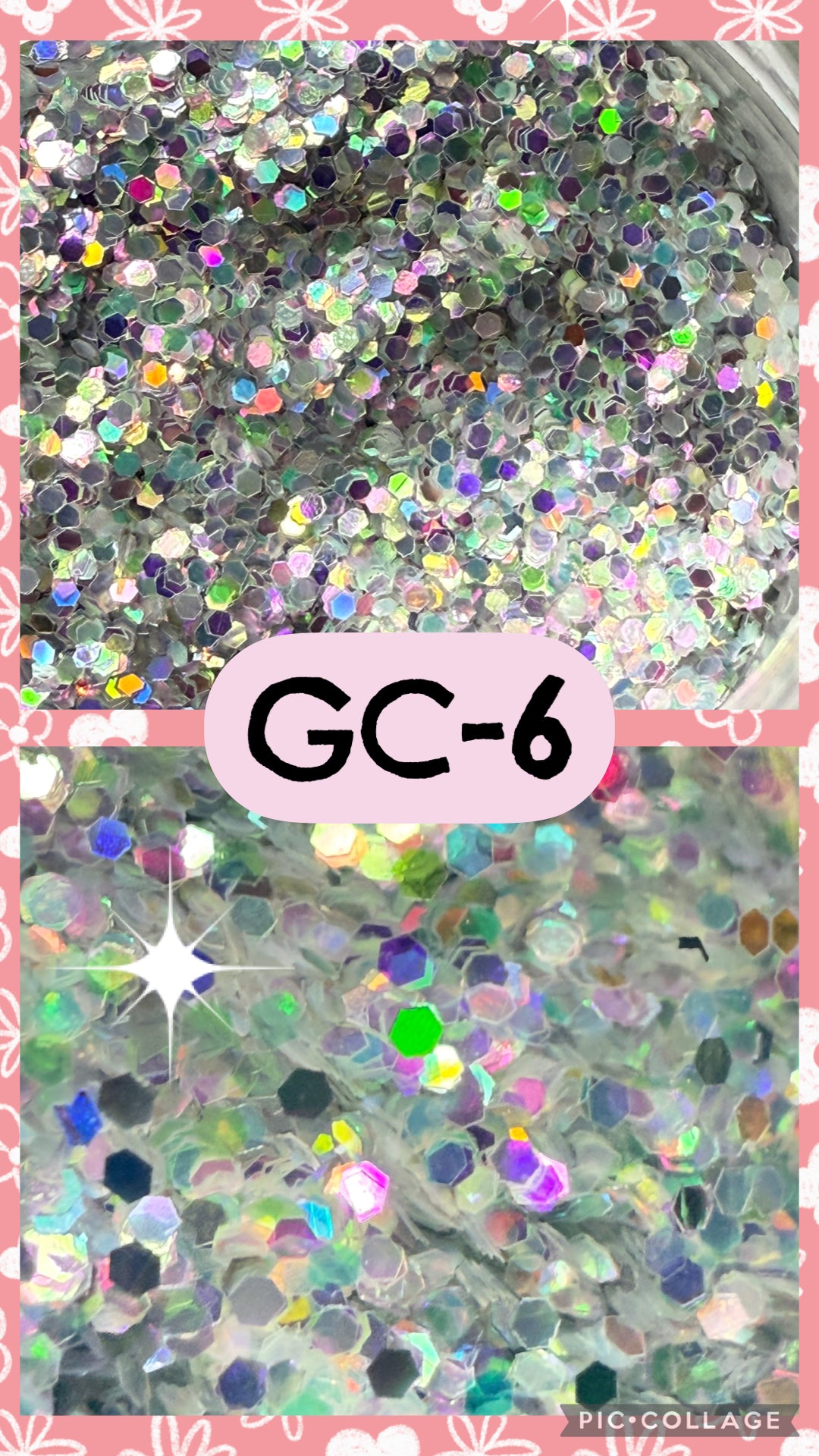 GC3-GC34 GLITTER COLORS