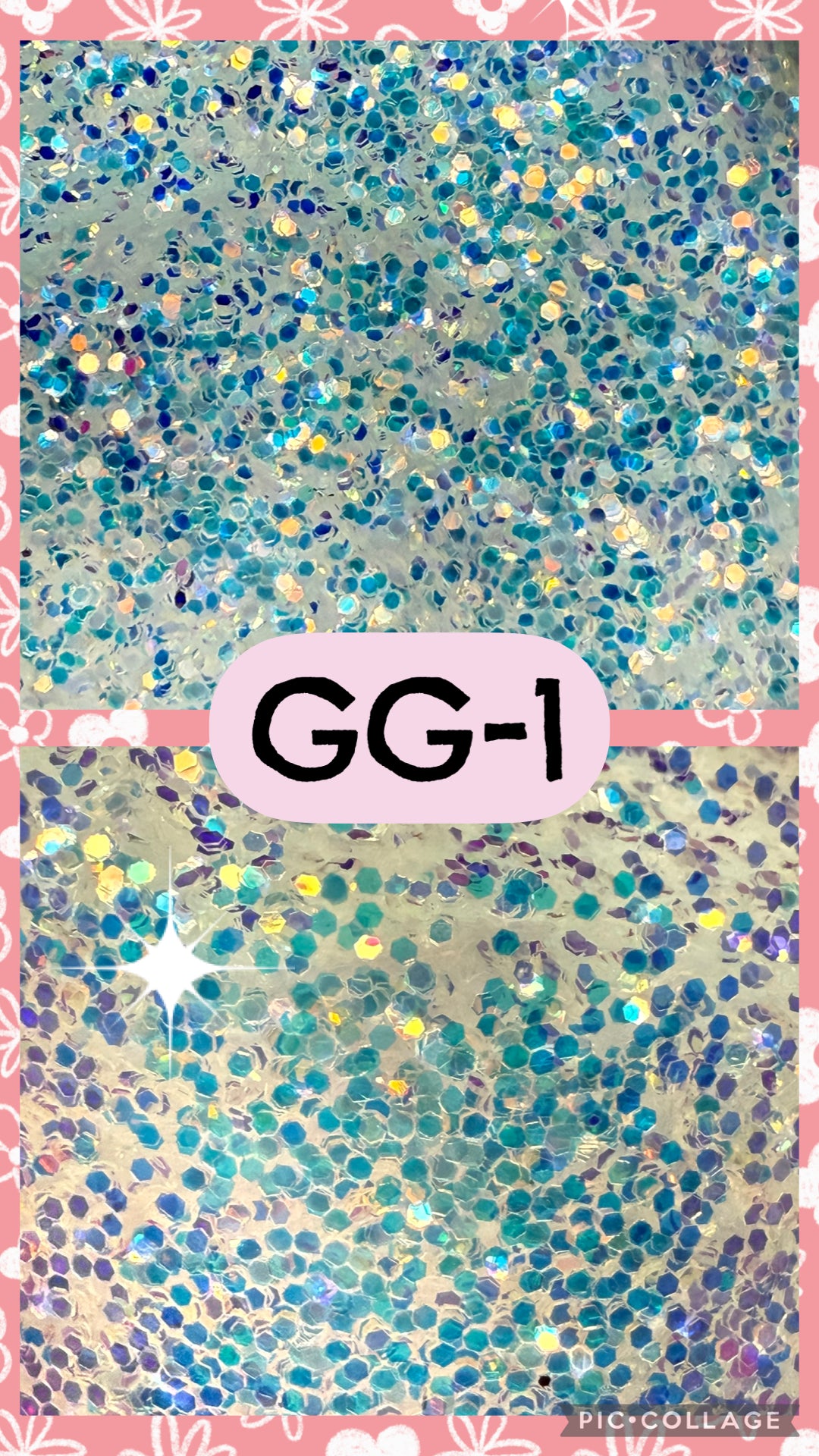 GG1-GG12 GLITTER COLORS