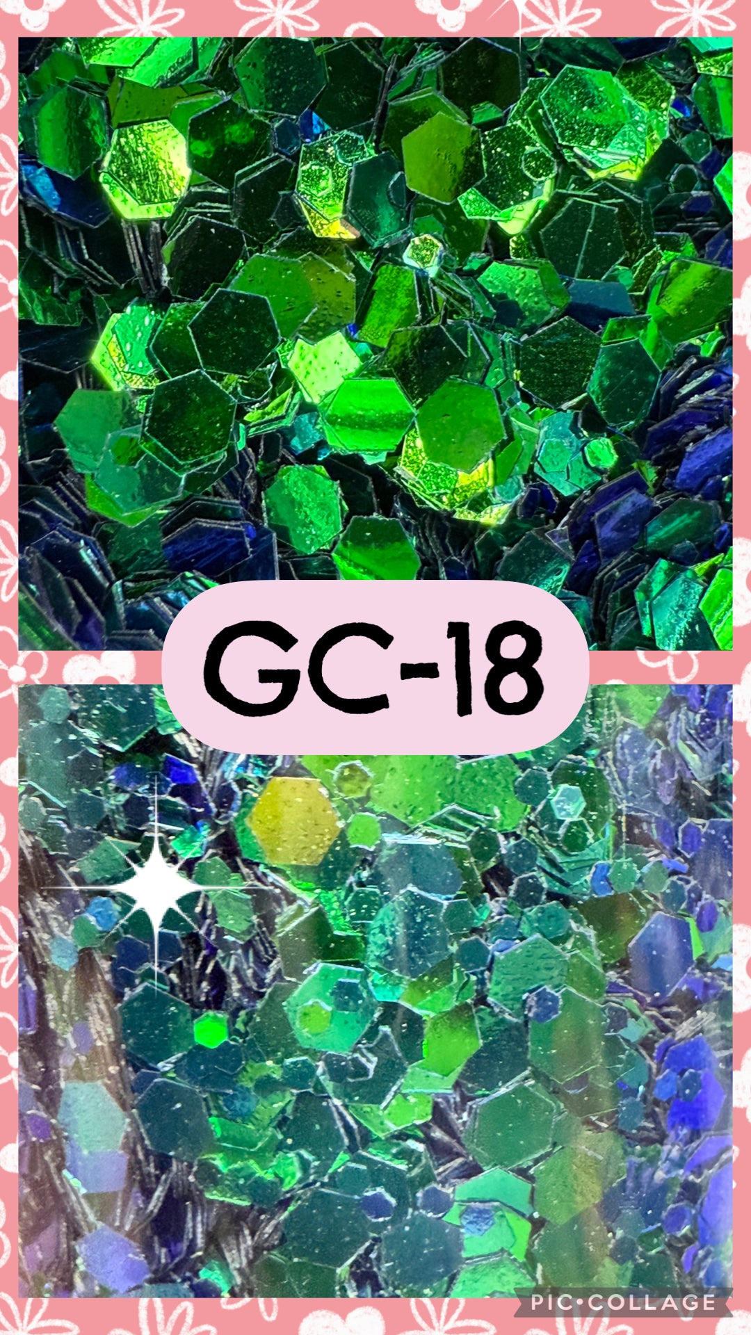 GC3-GC34 GLITTER COLORS