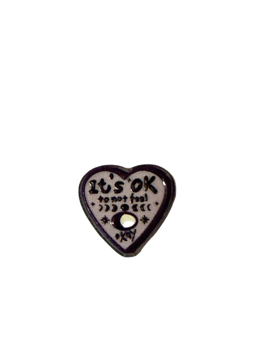 F/ACR37- (1)PC 1" It’s OK to not feel Okay Acrylic Focal Bead for DIY Pens, Keychains, Wristlets, Cup Charms, Car Charms ETC
