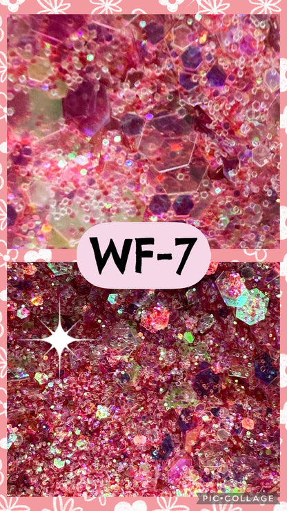 WF1-WF21 GLITTER COLORS