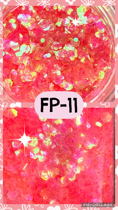 FP1-FP38 GLITTER COLORS