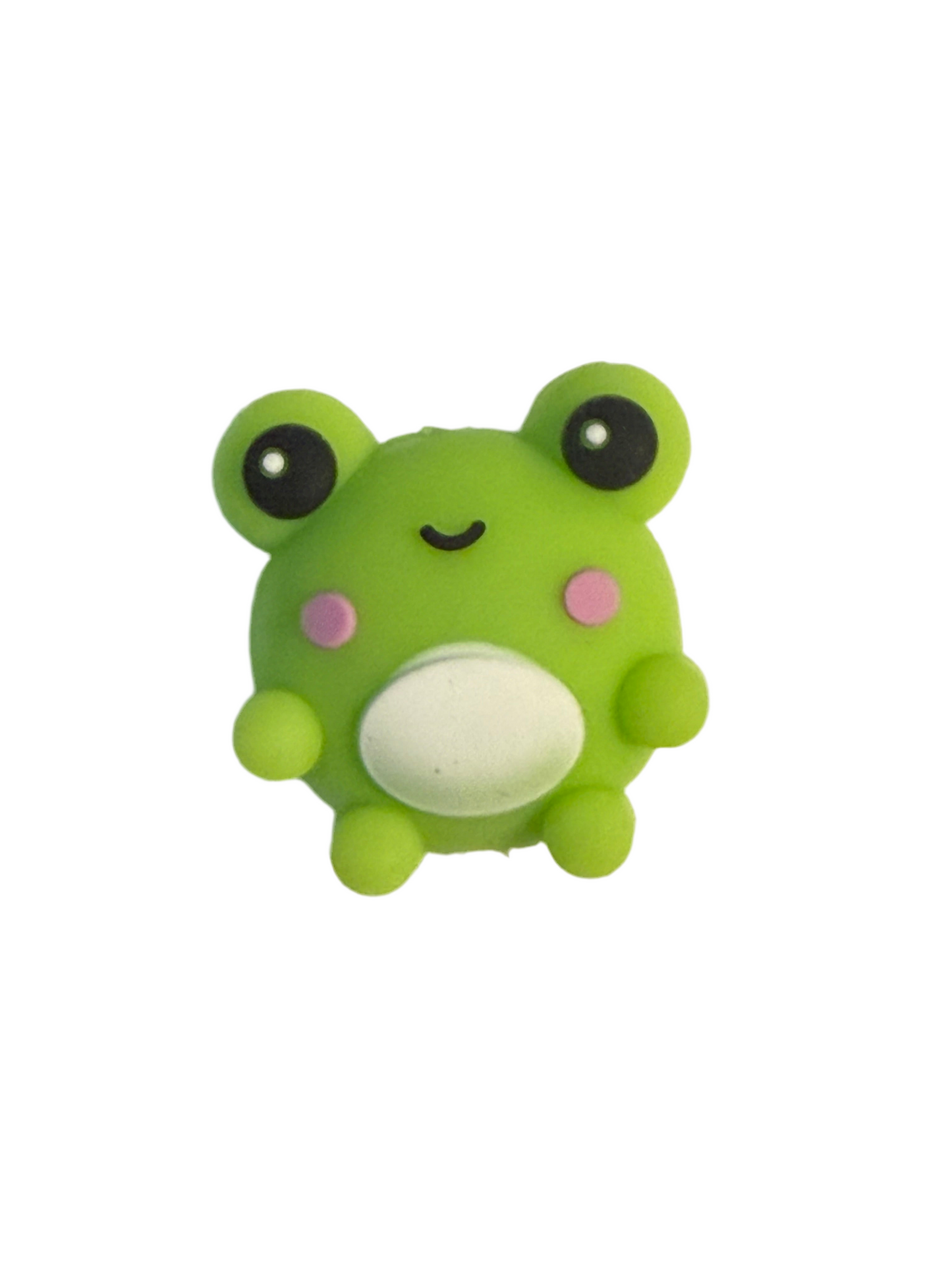 F/A43- (1)PC 1" 3D Sitting Frog Focal Bead for DIY Keychains, Wristlets, Cup Charms, Car Charms ETC