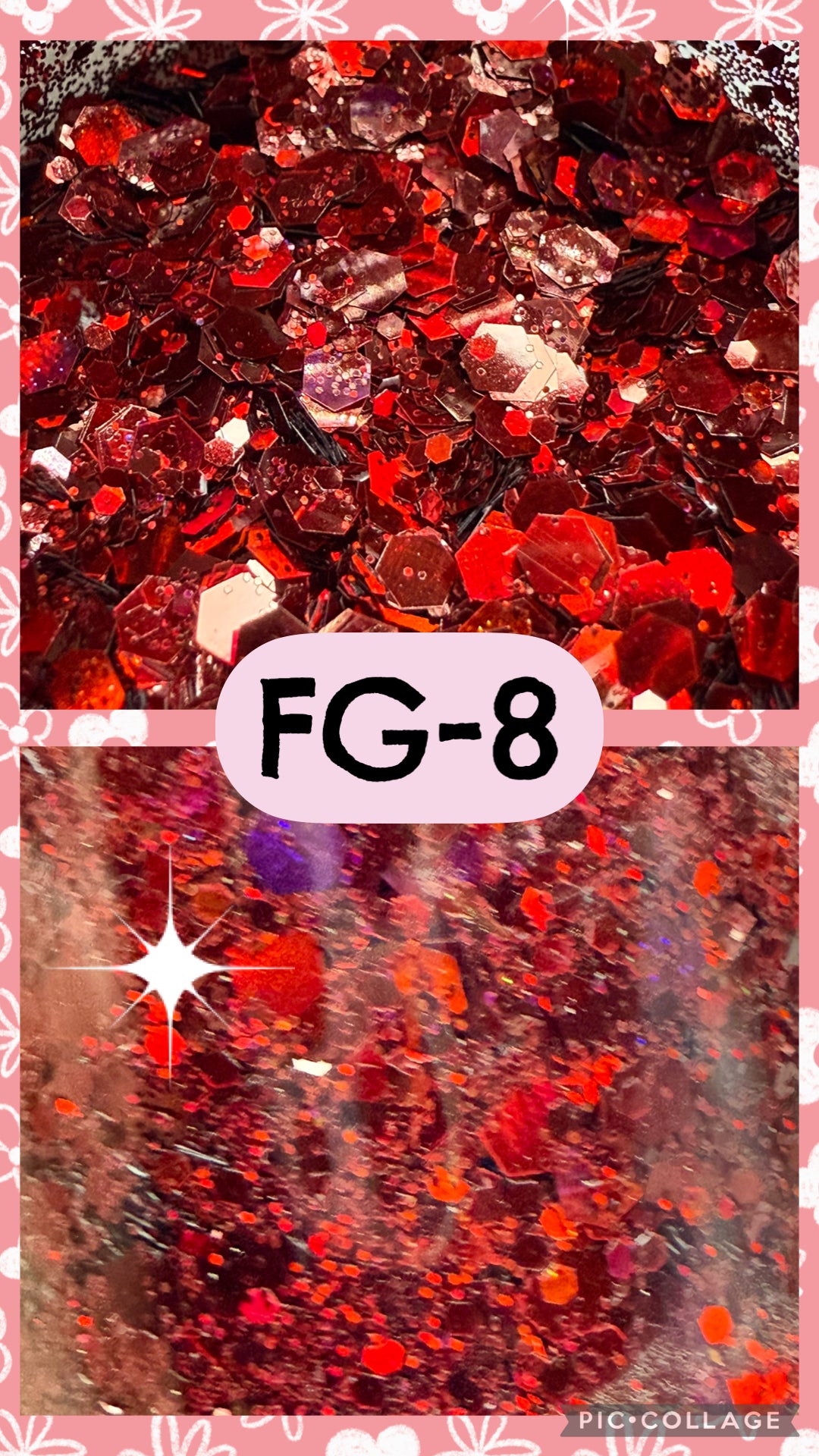 FG2-FG14 GLITTER COLORS