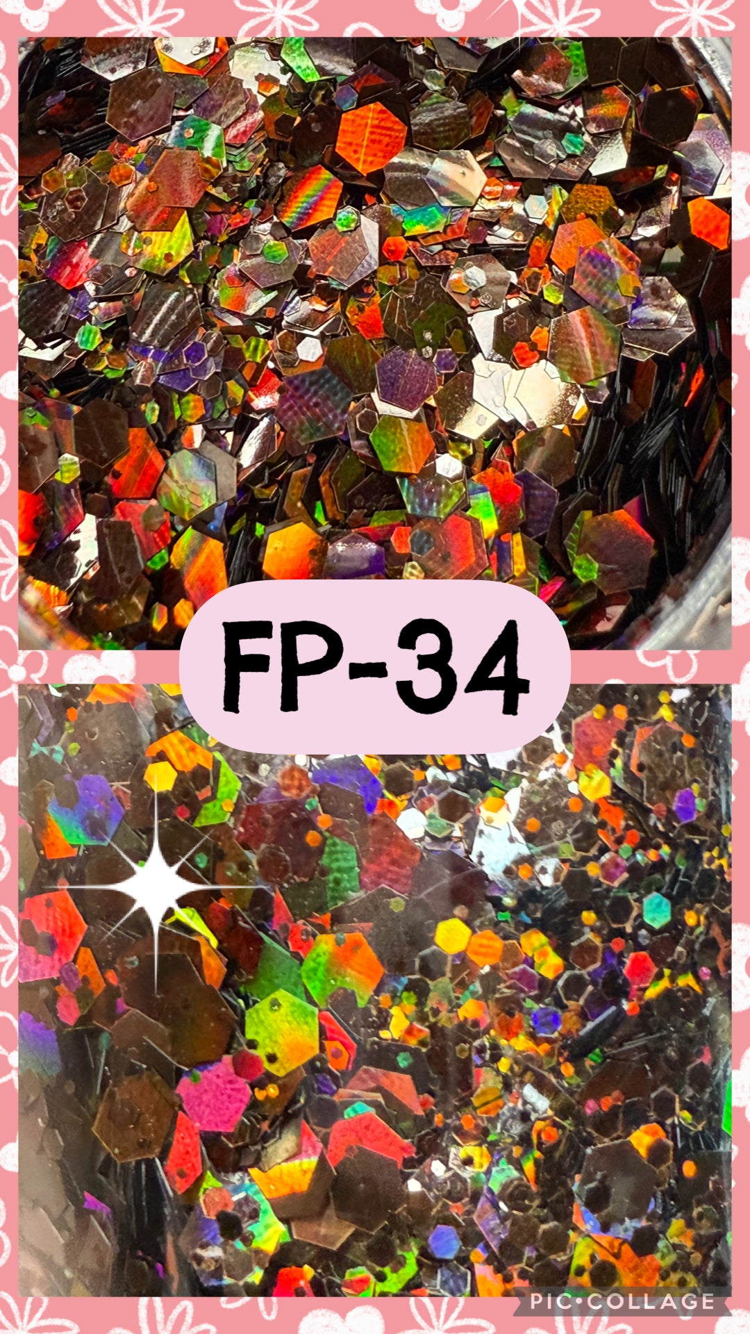 FP1-FP38 GLITTER COLORS