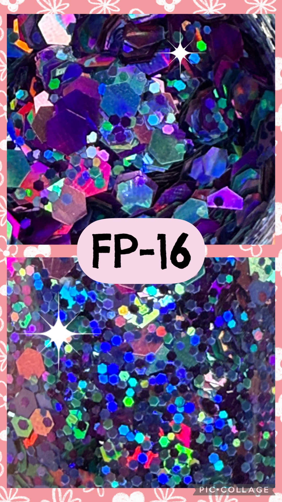 FP1-FP38 GLITTER COLORS