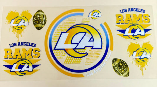 C300- (1PC) DODGERS 16OZ UV DTF Transfer Wrap/Sticker for Cup/Tumbler