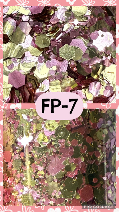 FP1-FP38 GLITTER COLORS