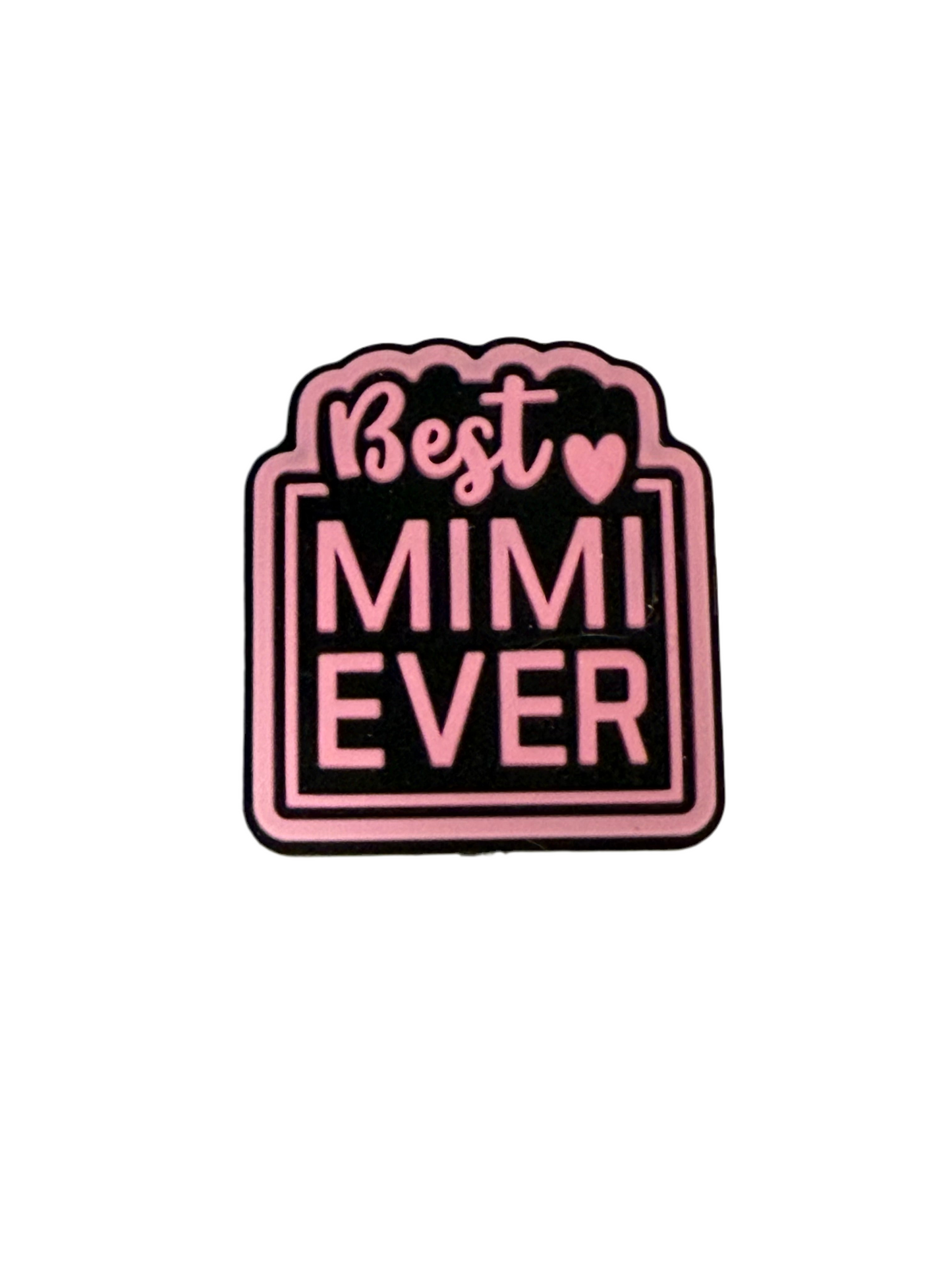 F/M32- (1)PC 1.1" Best MIMI EVER Focal Bead for DIY Keychains, Wristlets, Cup Charms, Car Charms ETC