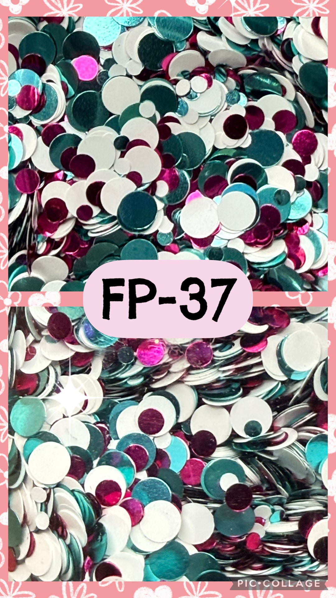 FP1-FP38 GLITTER COLORS