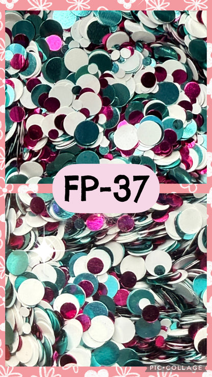FP1-FP38 GLITTER COLORS
