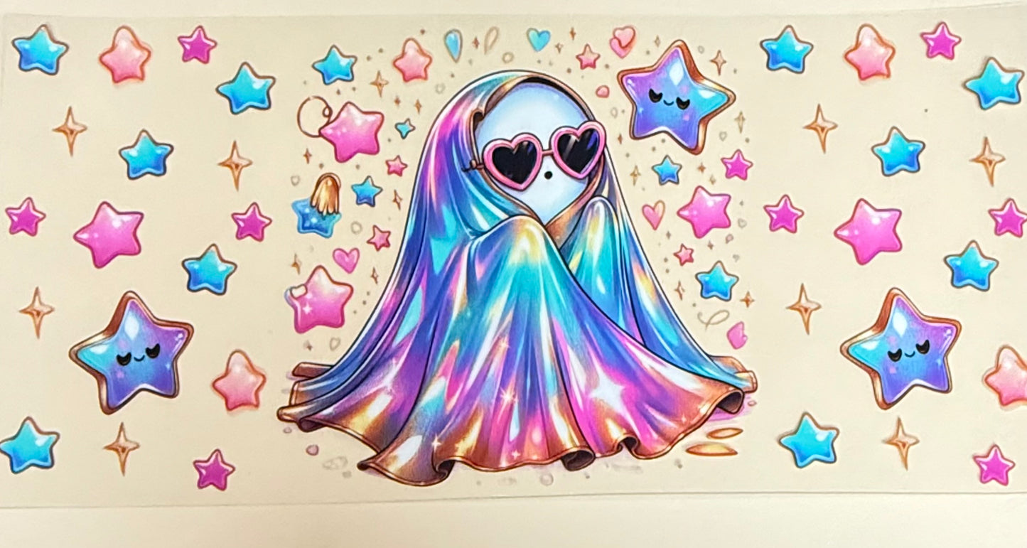 C486- (1PC) GHOST 16OZ UV DTF Transfer Wrap/Sticker for Cup/Tumbler