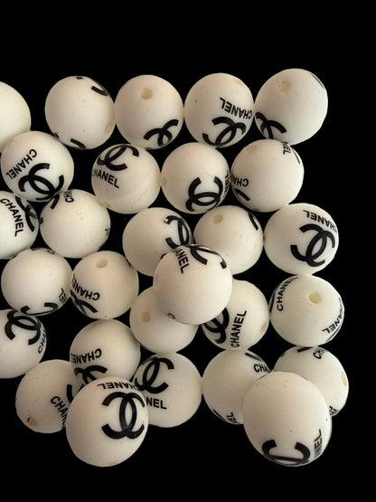 (1)PC- Choose Your Design, Colors, Round Silicone Beads