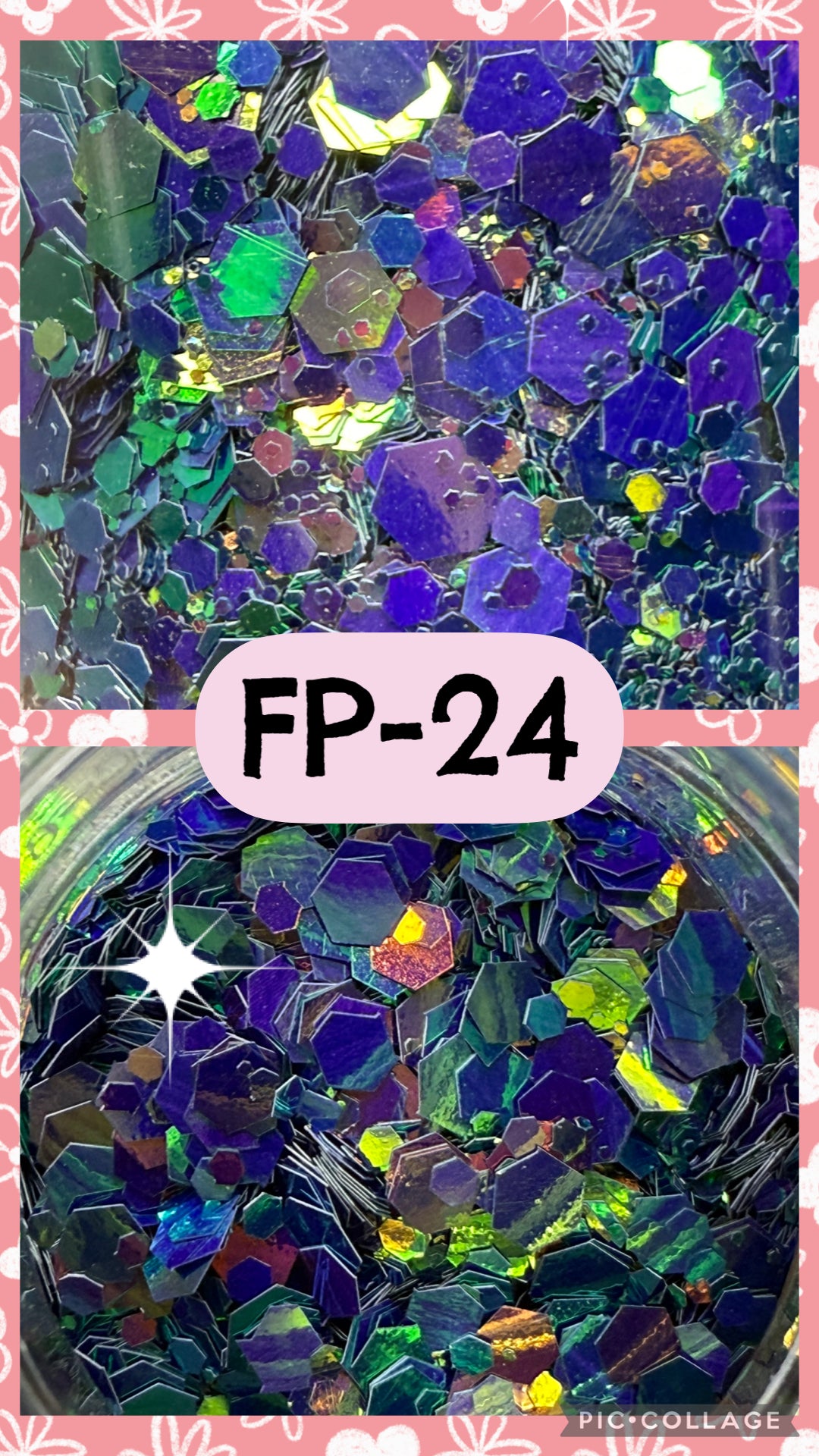 FP1-FP38 GLITTER COLORS
