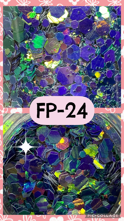 FP1-FP38 GLITTER COLORS
