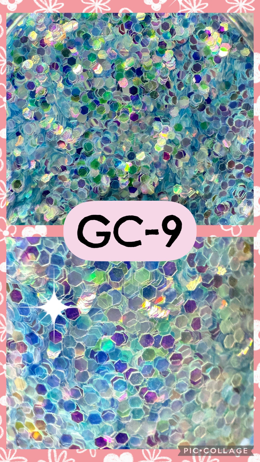 GC3-GC34 GLITTER COLORS