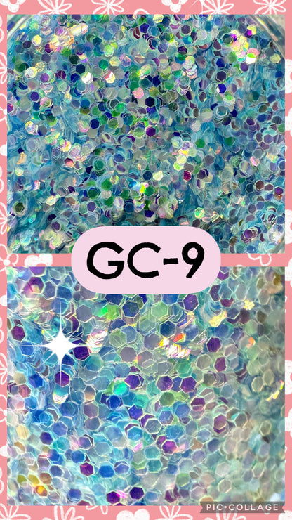 GC3-GC34 GLITTER COLORS
