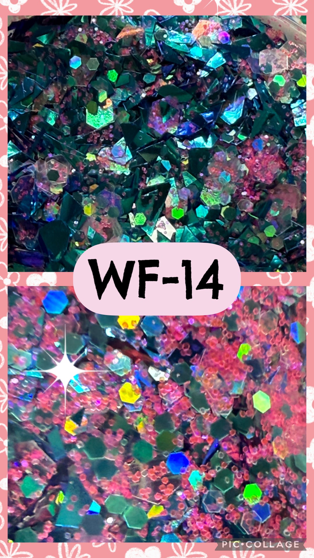 WF1-WF21 GLITTER COLORS