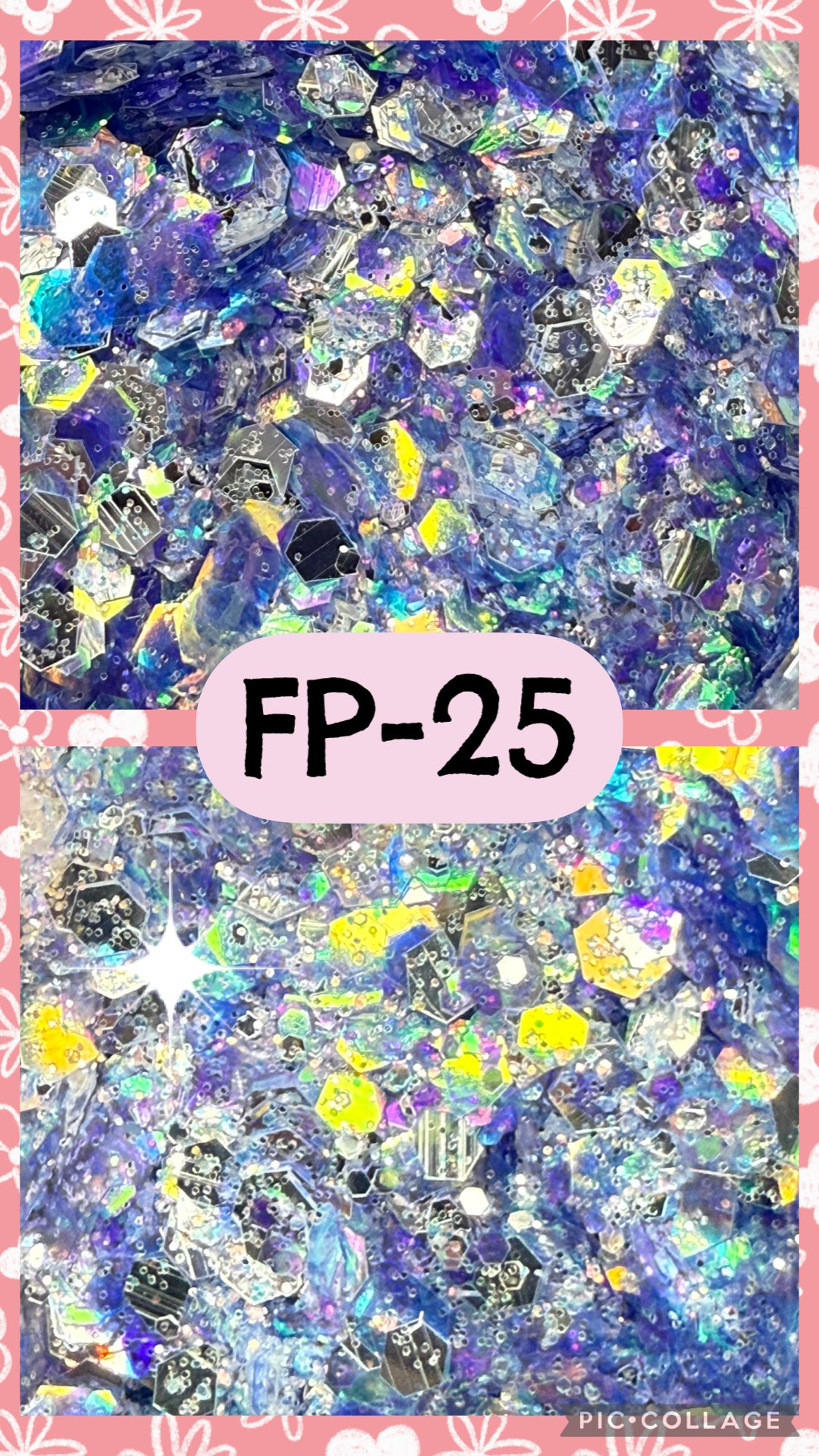FP1-FP38 GLITTER COLORS