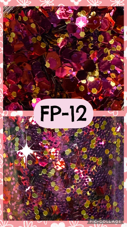 FP1-FP38 GLITTER COLORS