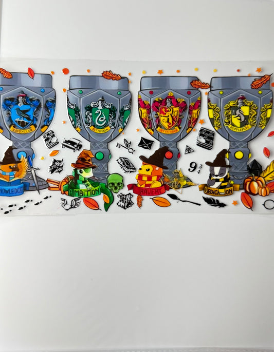 C44- Colorful Goblet HP Theme 16OZ UV DTF Transfer Wrap/Sticker for Cup/Tumbler