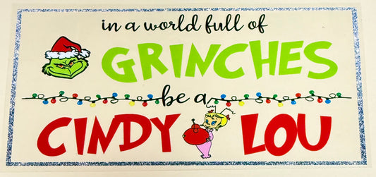 C468- (1PC) GRINCH 16OZ UV DTF Transfer Wrap/Sticker for Cup/Tumbler