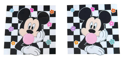 C376- (1PC) MICKEY16OZ UV DTF Transfer Wrap/Sticker for Cup/Tumbler