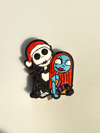 F/CHR5 (1)PC 1.2" Choose Your Style Christmas Nightmare Focal Bead for DIY Keychains, Wristlets, Cup Charms, Car Charms ETC