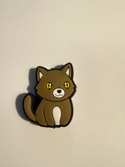 F/A30- (1)PC 1.2" Choose your color- Cat Focal Bead for DIY Keychains, Wristlets, Cup Charms, Car Charms ETC