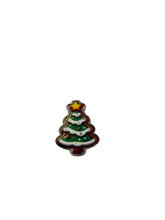 F/ACR23- (1)PC 1" Christmas Tree Acrylic Focal Bead for DIY Pens, Keychains, Wristlets, Cup Charms, Car Charms ETC
