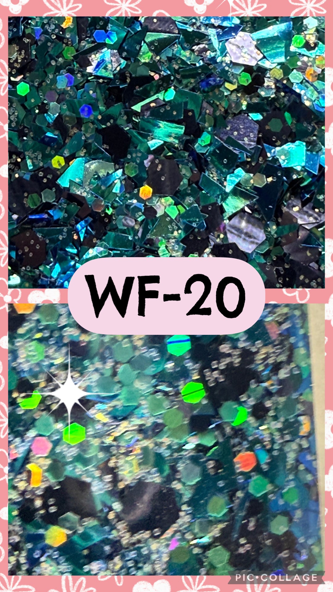 WF1-WF21 GLITTER COLORS