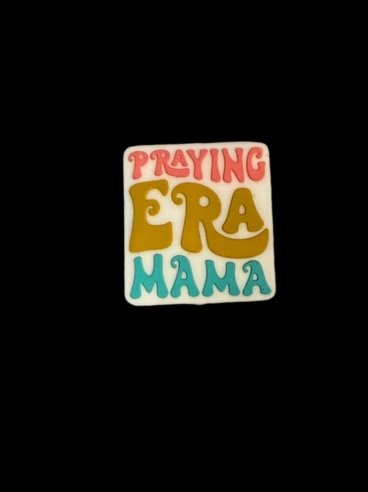 F/M20- (1)PC 1" Praying Era Mama Focal Bead for DIY Keychains, Wristlets, Cup Charms, Car Charms ETC