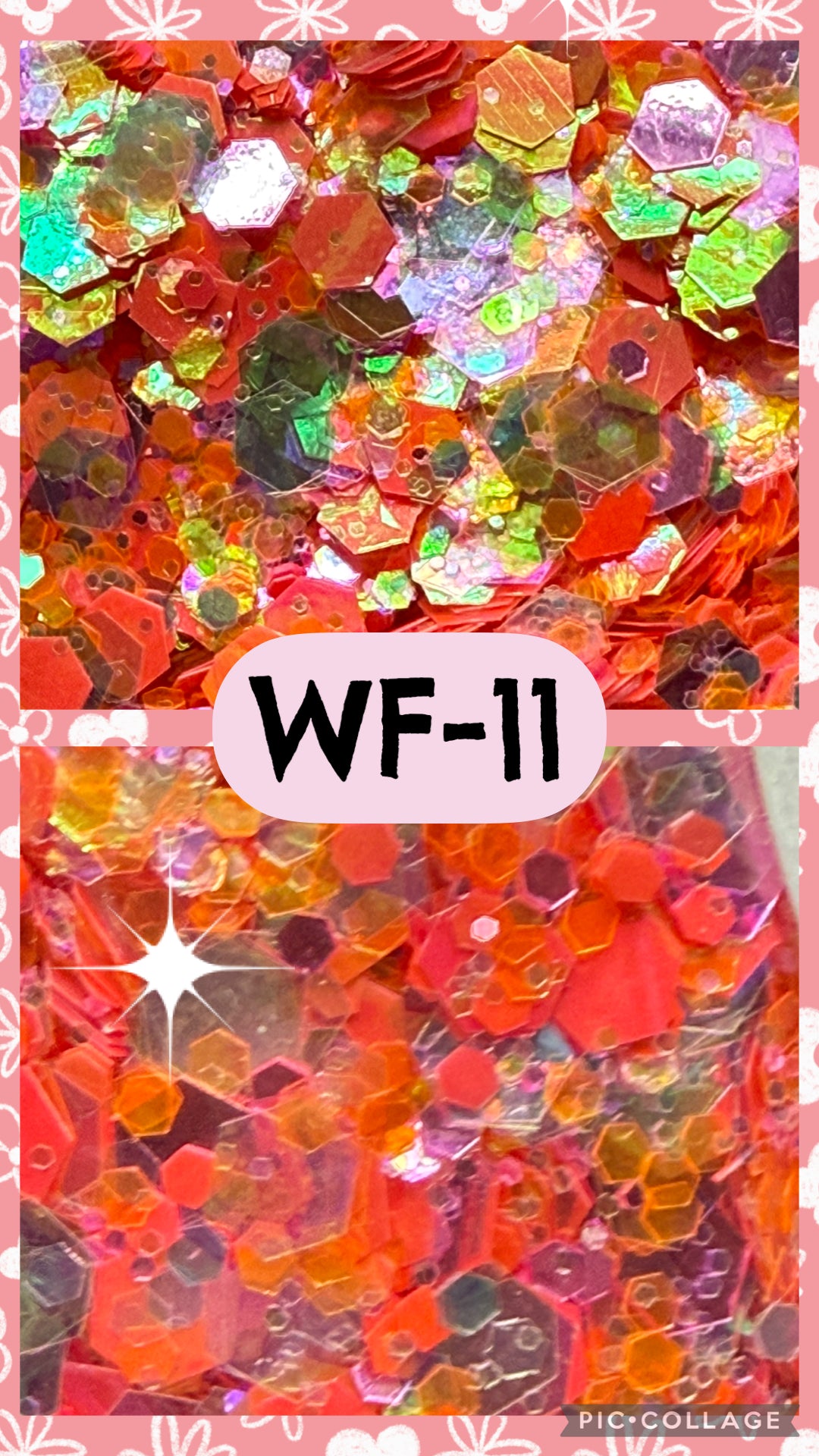 WF1-WF21 GLITTER COLORS