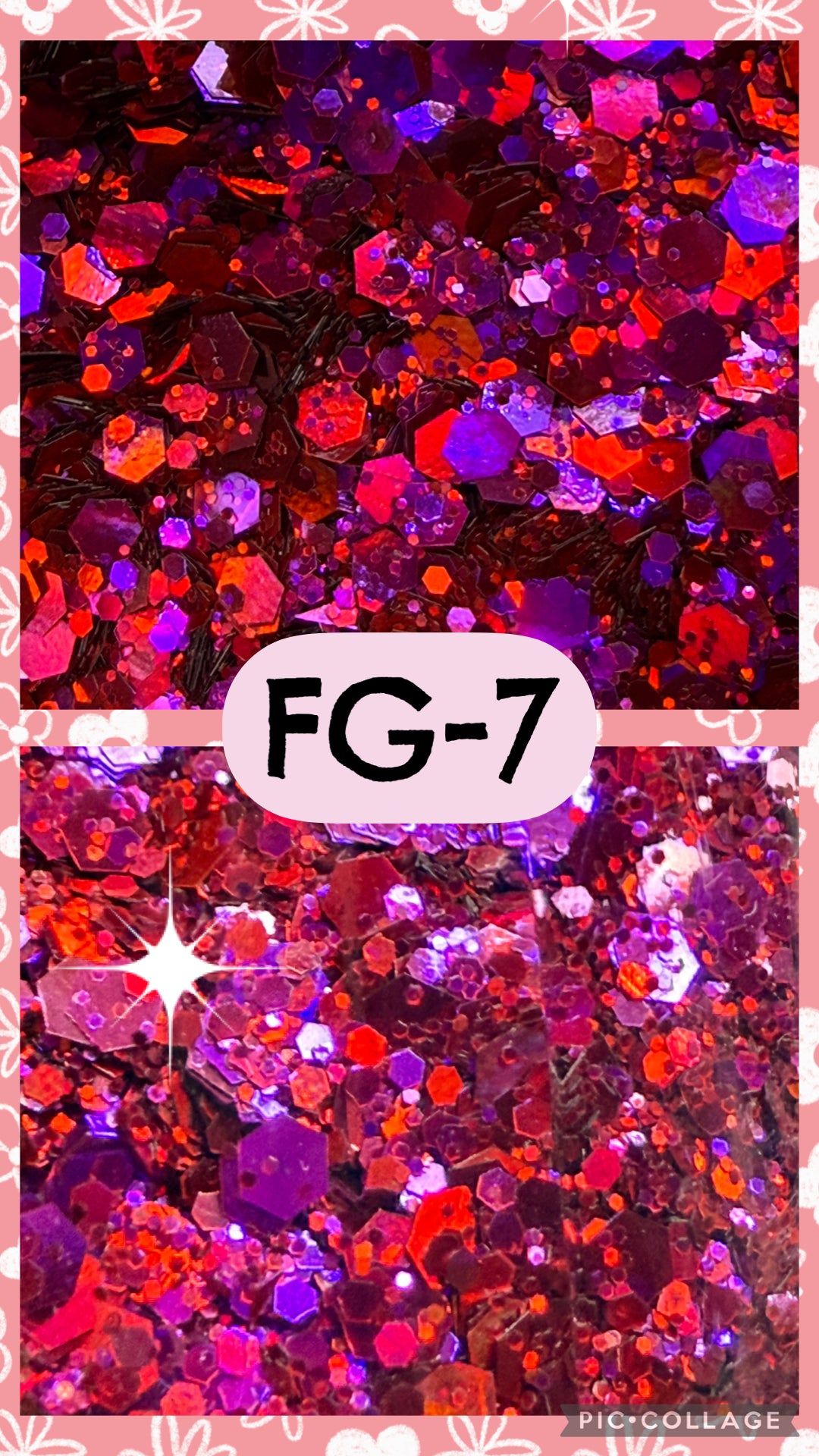 FG2-FG14 GLITTER COLORS