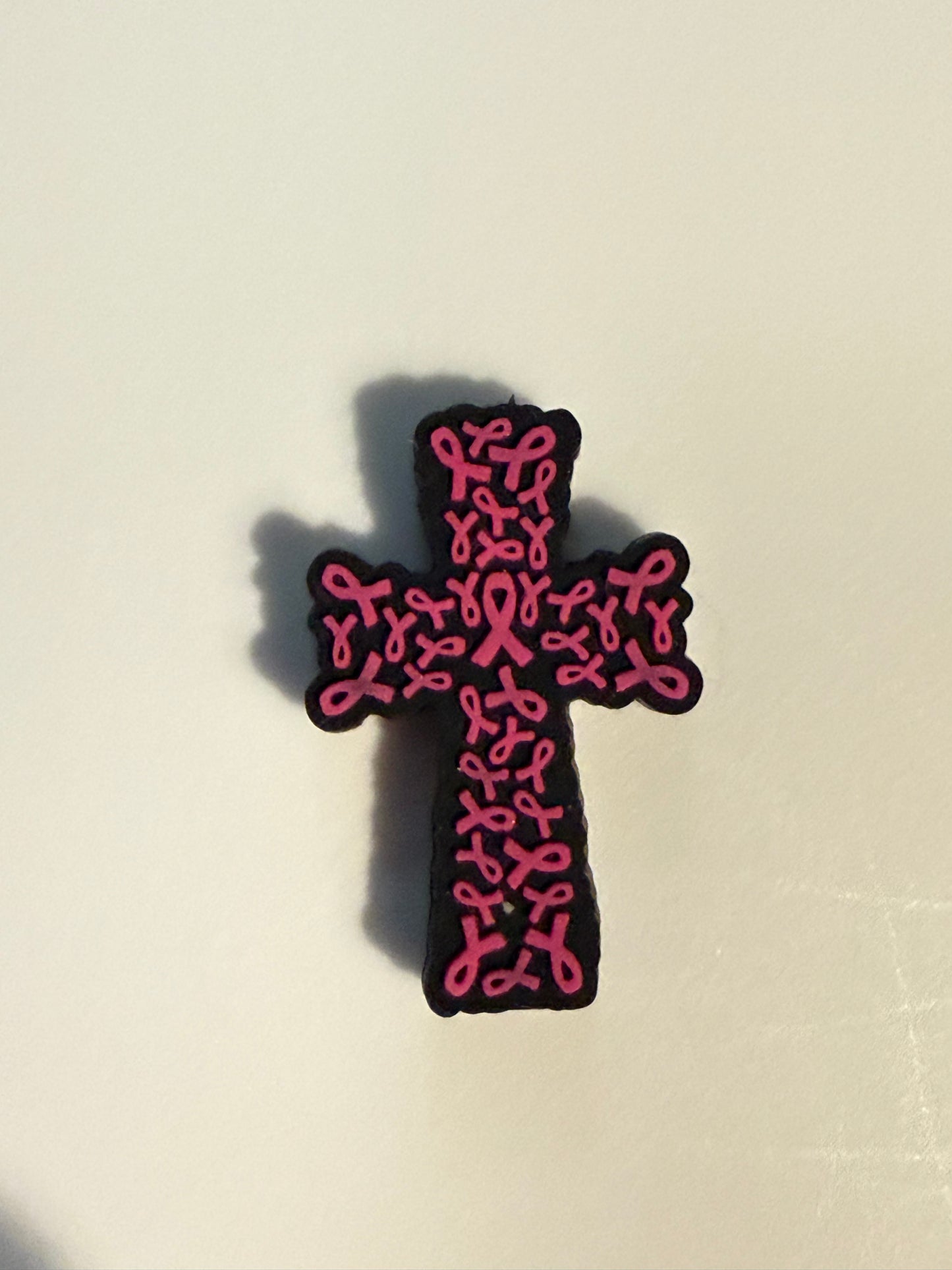F/R19- (1)PC 1.3" Choose your color- Cross Focal Bead for DIY Keychains, Wristlets, Cup Charms, Car Charms ETC