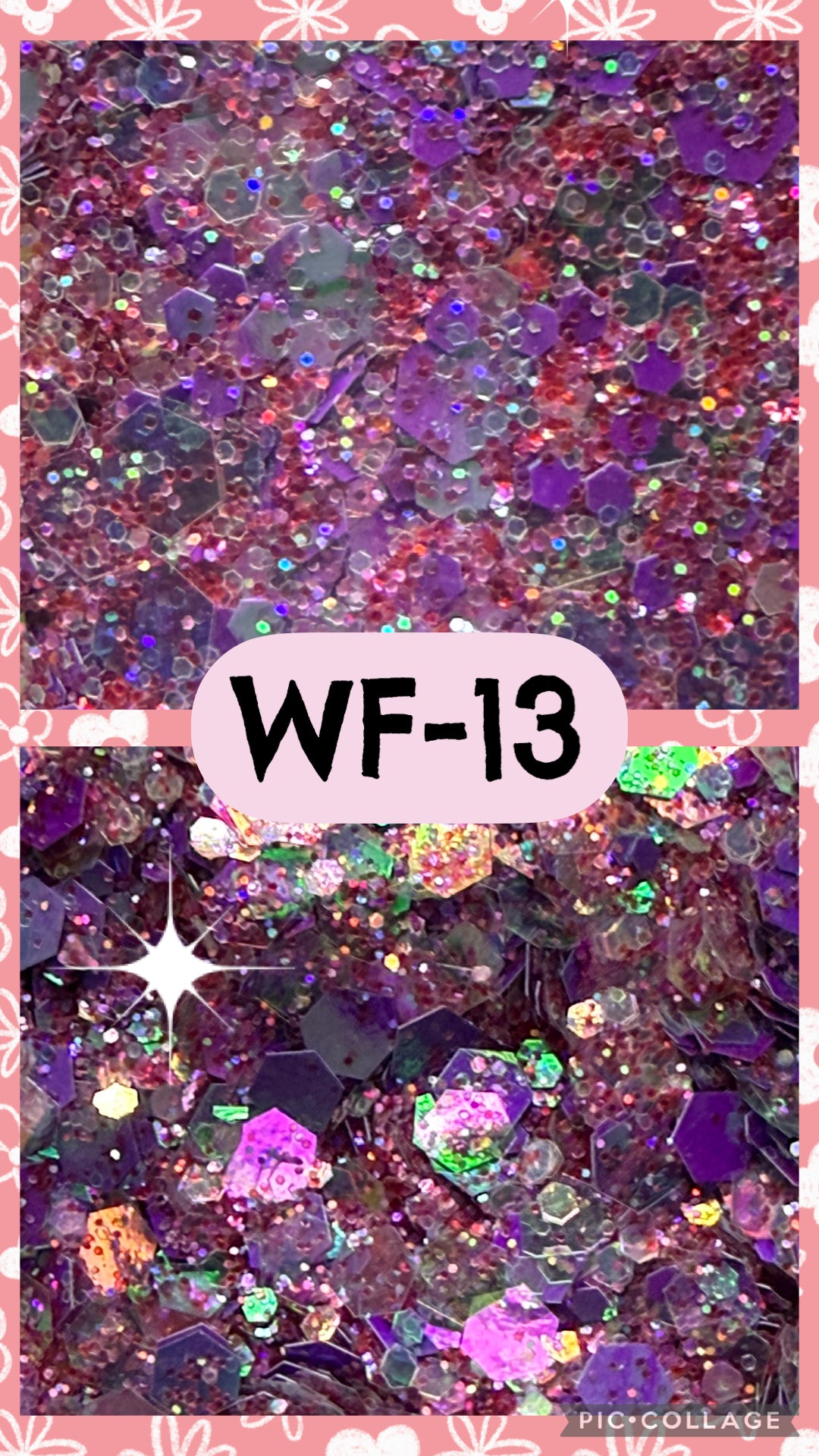 WF1-WF21 GLITTER COLORS