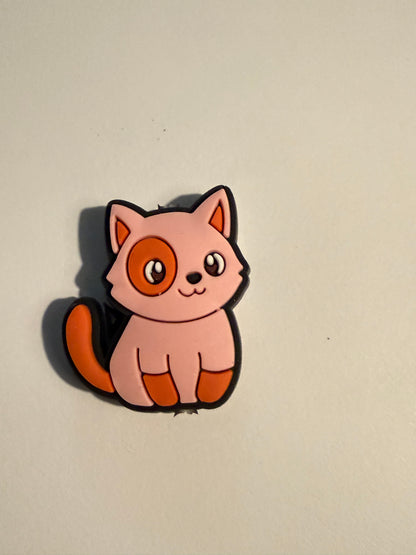 F/A30- (1)PC 1.2" Choose your color- Cat Focal Bead for DIY Keychains, Wristlets, Cup Charms, Car Charms ETC