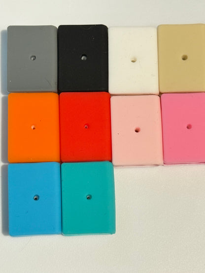 F/C49- (1)PC 1" Choose your color- BOOK Focal Bead for DIY Keychains, Wristlets, Cup Charms, Car Charms ETC