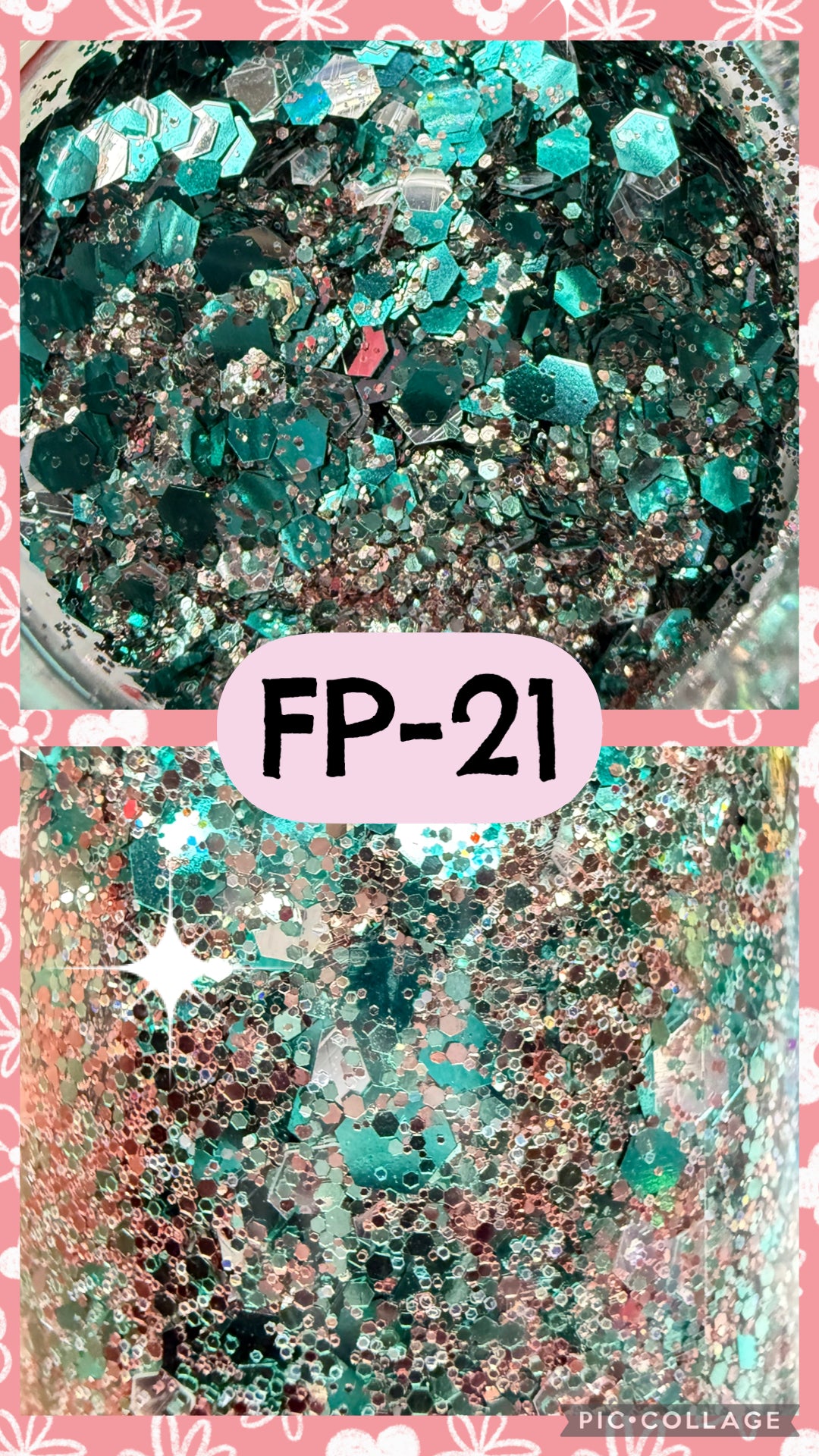 FP1-FP38 GLITTER COLORS