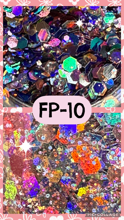 FP1-FP38 GLITTER COLORS
