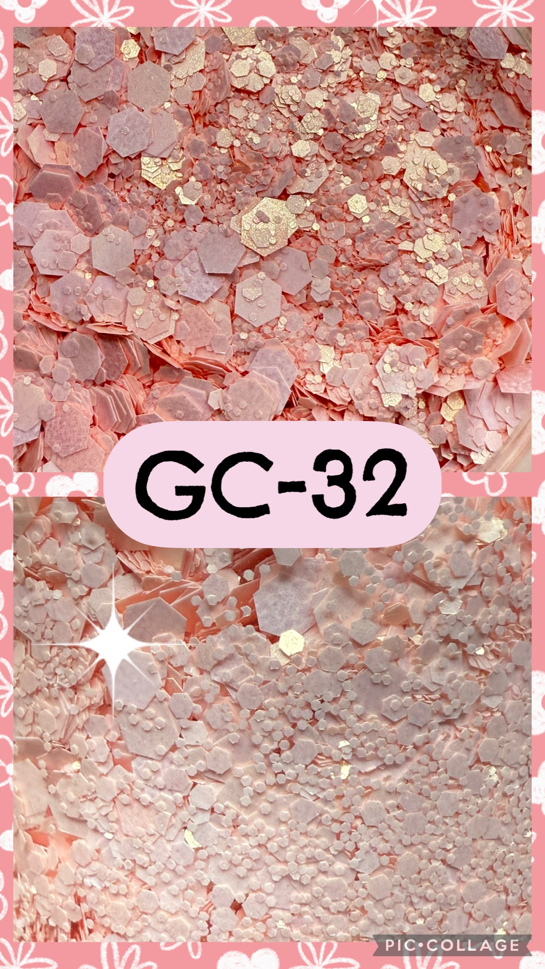 GC3-GC34 GLITTER COLORS