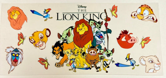 C511- (1PC) LION KING 16OZ UV DTF Transfer Wrap/Sticker for Cup/Tumbler