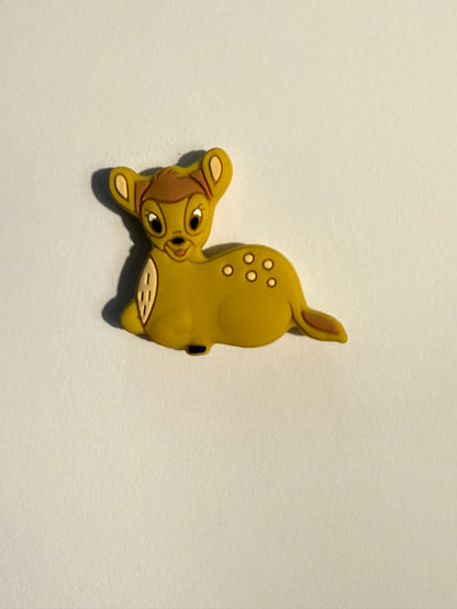 F/A30- (1)PC 1.2" Choose your color- Spotted Deer Focal Bead for DIY Keychains, Wristlets, Cup Charms, Car Charms ETC
